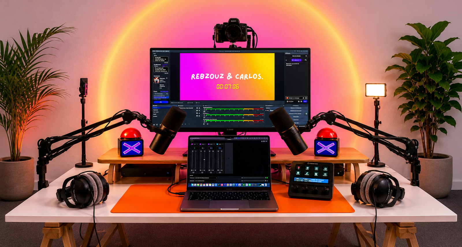 Studio de stream Capable · setup créateur
